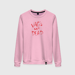 Свитшот хлопковый женский VAG not dead, цвет: светло-розовый