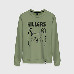 Женский свитшот The Killers - rock cat
