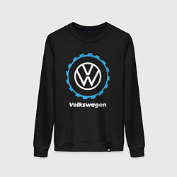 Свитшот хлопковый женский Volkswagen в стиле Top Gear, цвет: черный