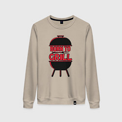 Женский свитшот Born to grill
