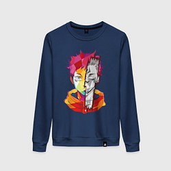 Женский свитшот Магическая битва Итадори Юдзи и Двуликий призрак