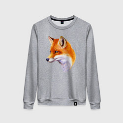 Женский свитшот Лиса смотрит