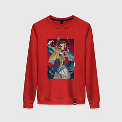 Женский свитшот Танжиро Камадо - Клинок рассекающий демонов