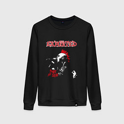 Свитшот хлопковый женский The Exploited Punks not dead, цвет: черный