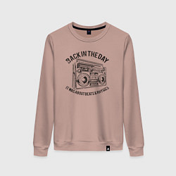 Женский свитшот Retro hip hop music