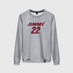 Свитшот хлопковый женский Jimmy 22, цвет: меланж