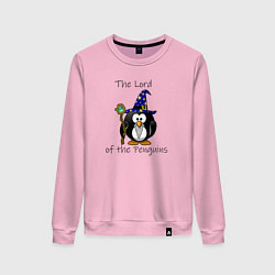 Свитшот хлопковый женский Властелин пингвинов, цвет: светло-розовый
