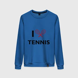 Женский свитшот I Love Tennis