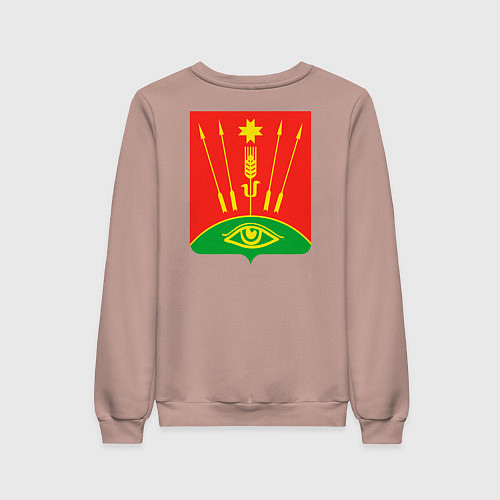 Женский свитшот Глазовский район / Пыльно-розовый – фото 2