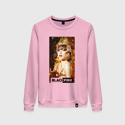 Свитшот хлопковый женский Lisa gold, цвет: светло-розовый