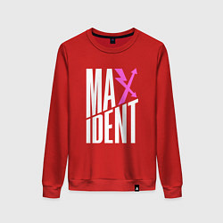 Свитшот хлопковый женский Maxident - stray kids, цвет: красный
