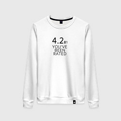 Женский свитшот Нырок - Черное зеркало