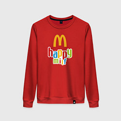 Женский свитшот Happy MILF Любовь, счастье и свобода