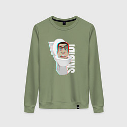 Женский свитшот Skibidi Toilet G-toilet