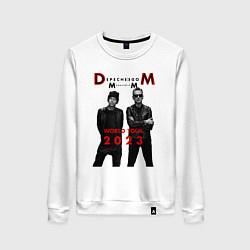 Свитшот хлопковый женский Depeche Mode - Memento Mori, цвет: белый