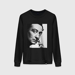 Свитшот хлопковый женский Salvador Dali, цвет: черный