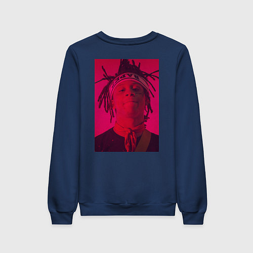 Женский свитшот T-shirt trippie redd / Тёмно-синий – фото 2