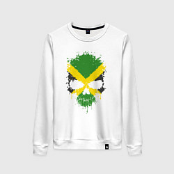 Женский свитшот Ямайка череп