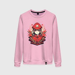 Женский свитшот СССР вайфу