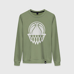 Женский свитшот Мяч в кольце