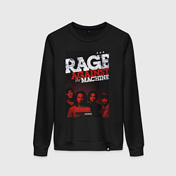 Свитшот хлопковый женский RATM - all group, цвет: черный