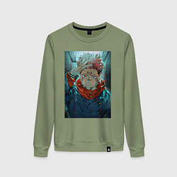 Женский свитшот Крутой Суккуна