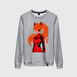 Женский свитшот Asuka Langley is Dead Serious
