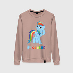 Женский свитшот Крутая Рейнбоу Дэш