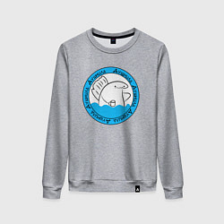 Женский свитшот Душнила акуля