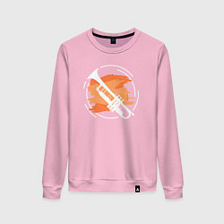 Женский свитшот Джазовая труба