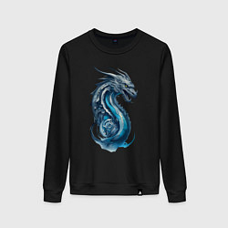 Женский свитшот Живописный дракон