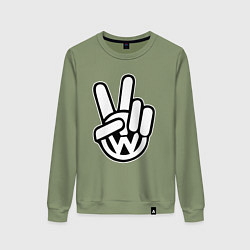 Женский свитшот Volkswagen peace