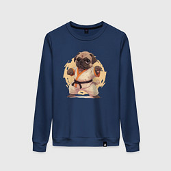 Женский свитшот Карате мопс