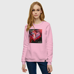 Свитшот хлопковый женский Hackney Diamonds - The Rolling Stones, цвет: светло-розовый — фото 2