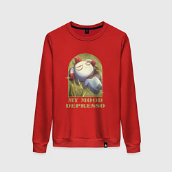 Женский свитшот My mood Depresso Palworld