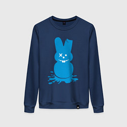 Свитшот хлопковый женский Blue bunny, цвет: тёмно-синий