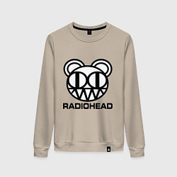 Женский свитшот Radiohead logo bear