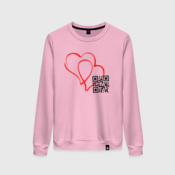 Женский свитшот Код любви