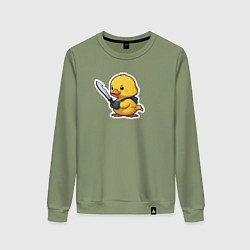 Женский свитшот Боевой утенок