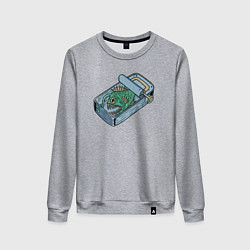 Женский свитшот Консерва из удильщика