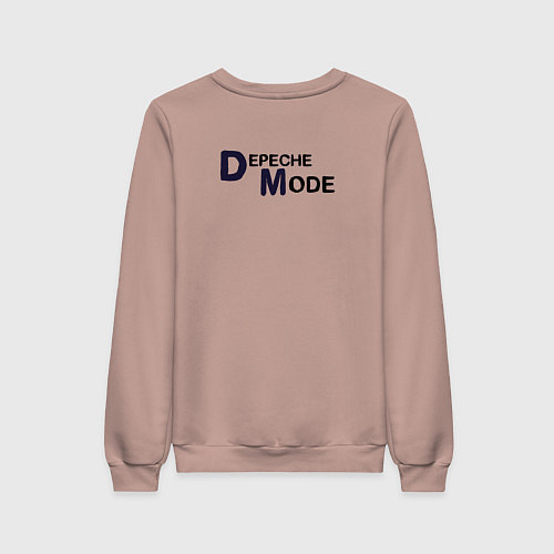 Женский свитшот Depeche Mode - best of band / Пыльно-розовый – фото 2