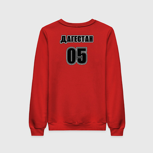 Женский свитшот Республика Дагестан / Красный – фото 2