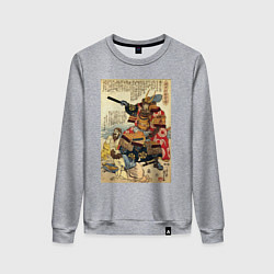 Женский свитшот Самурай Като Киёмаса: гравюра укиё-э