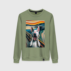 Женский свитшот Булли в картине крик - нейросеть