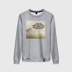 Женский свитшот Профессионал мем