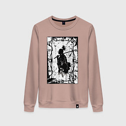 Женский свитшот Воин с катаной