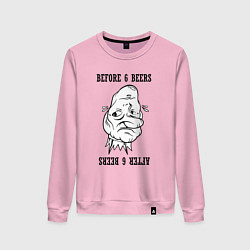 Женский свитшот После шести пива
