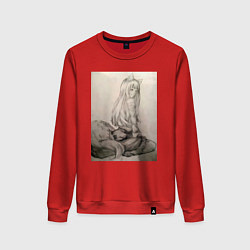 Женский свитшот Мудрая волчица Холо