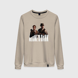 Женский свитшот Alone in the dark - Emily and Edward