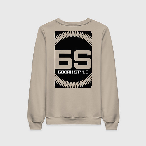Женский свитшот Босяк style / Миндальный – фото 2